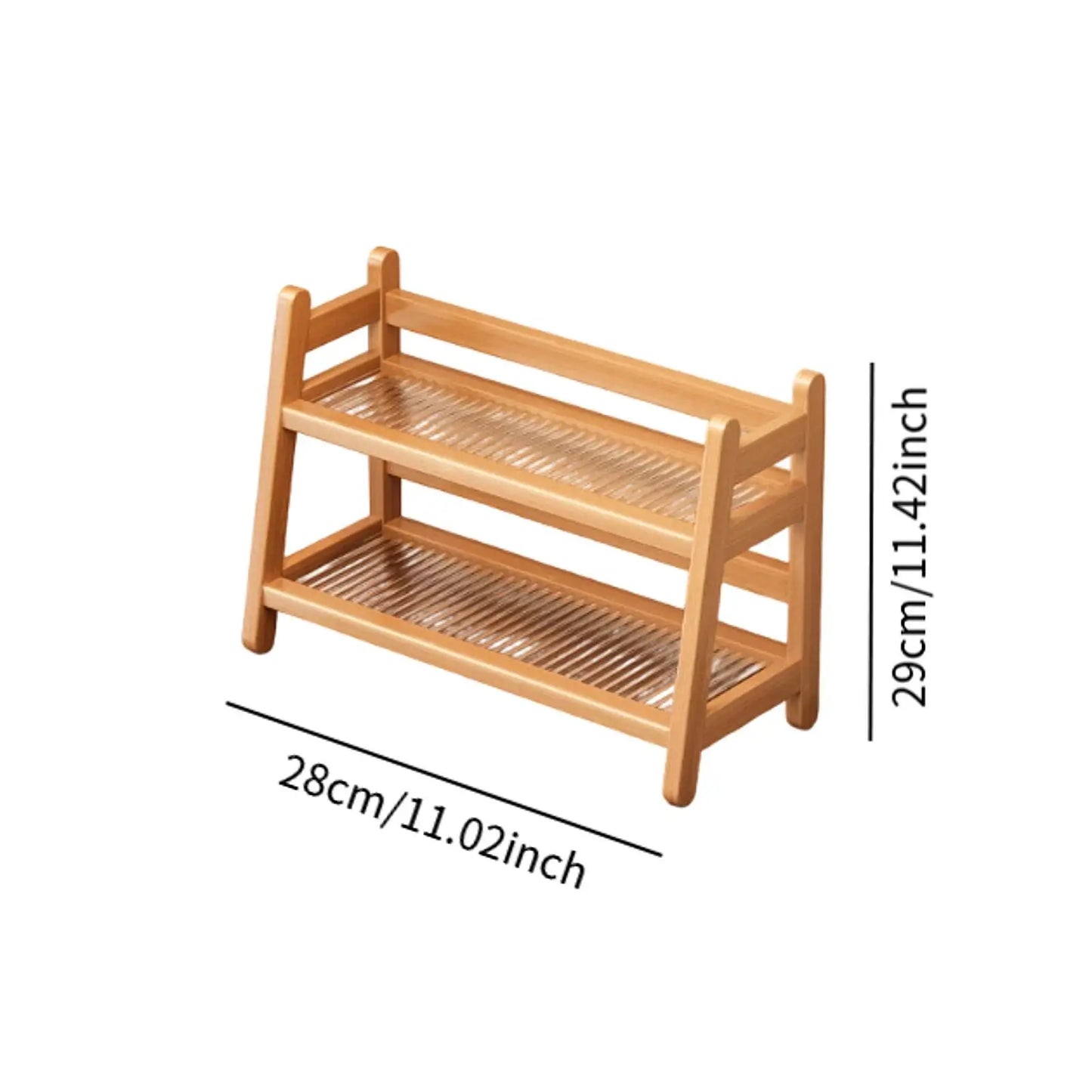 Syrup Bottle Holder Stand for Coffee Bar Mug Holder Seasoning Stand for Countertop Tabletop Kitchen Vanity Bar Accessories
