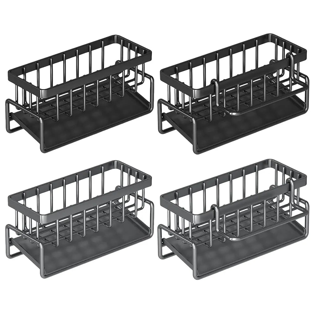 Sink Drain Rack Rust-Proof Sponge Storage Faucet Holder Scratch-Resistant Soap Drainer Towel Organizer Kitchen Accessories