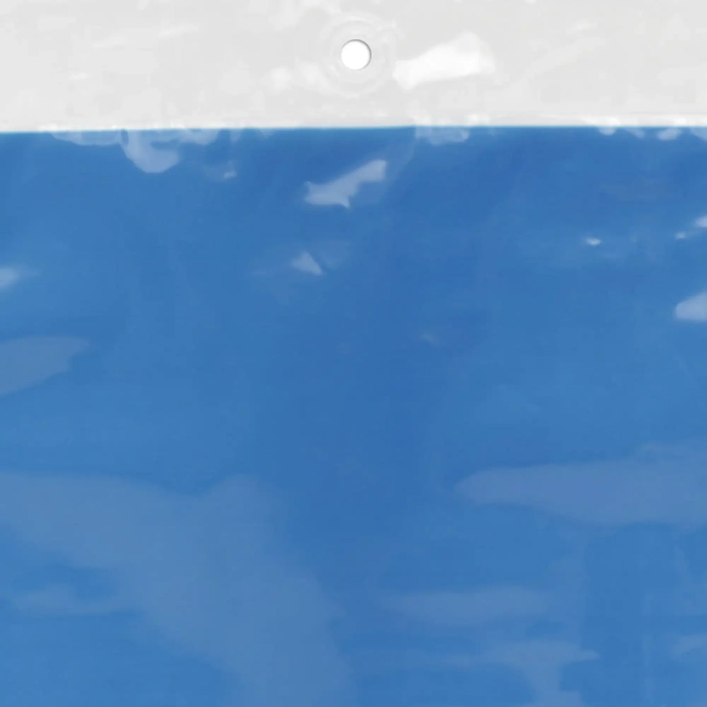 Ocean Blue PEVA Shower Curtain, 70" x 72", Zenna Home Escape Photoreal Sea and Sky Design